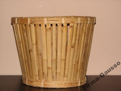 Osłonka osłona na doniczkę duża bambusowa bambus - 3196621572 - oficjalne  archiwum Allegro