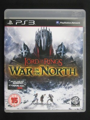 THE LORD OF THE RINGS WAR IN THE NORTH   PS3 BDB!