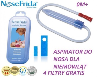 Frida aspirator do nosa Nosefrida gruszka 4 filtry