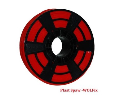 Filament ABS Plastspaw Wolfix 1,75 mm 3D Czerwony