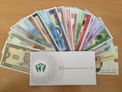UKRAINA zestaw 28 banknotów UNC