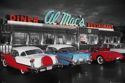 Al Macs Diner - Restauracja - plakat 91,5x61 cm