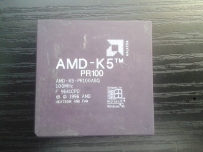 AMD K5 PR100 złom komputerowy odzysk złota