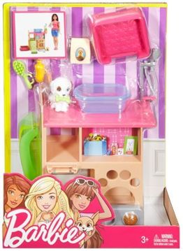 MZK Barbie Pokój zwierzaków z psem DVX50 Mattel