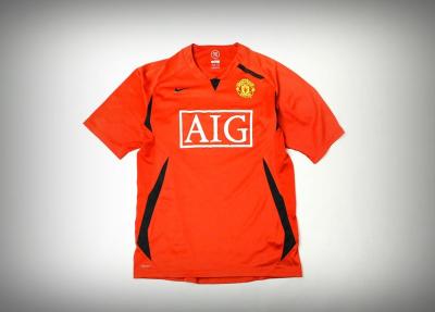 Manchester United Football Shirt Home AIG Adult S*