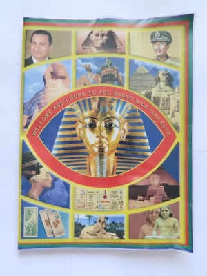 Zestaw - EGIPT - Monety / znaczki - 20szt.- Y110