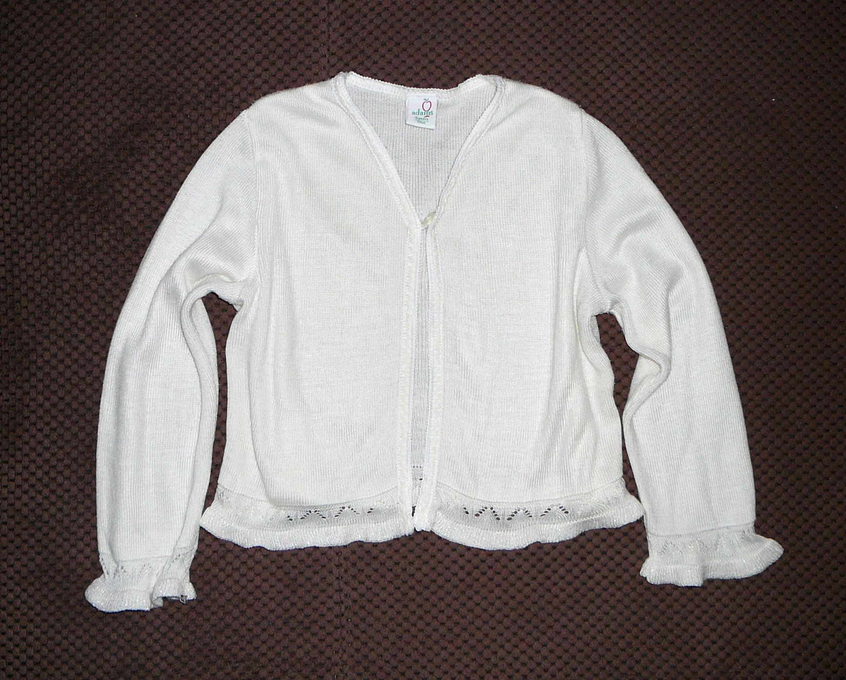 110-116 Adams kremowy sweterek bolerko