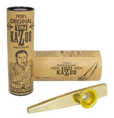 Clarke 1930's Kazoo metalowe w tubie