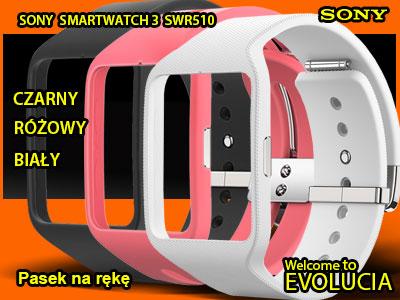 Pasek SONY SWR510 do SmartWatch 3 SWR50 - 3 kolory - 5671421195 - oficjalne  archiwum Allegro