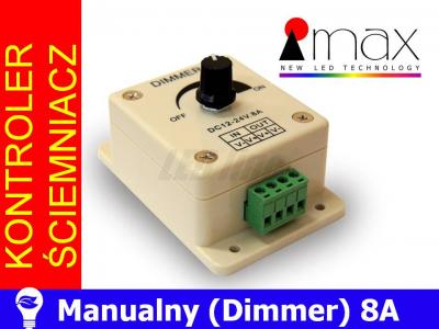 Ściemniacz manualny do taśma LED SMD 12V 8A 96W