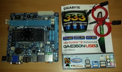 płyta mini-ITX Gigabyte E350N-USB3 (do NAS, HTPC)