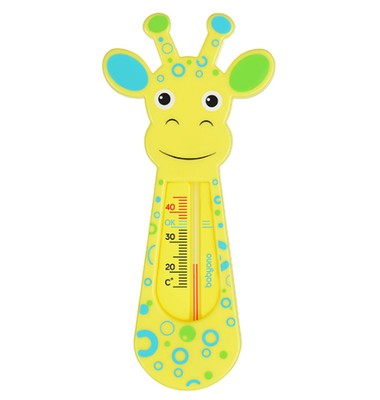 Termometr do kąpieli pływający Żółta Żyrafa