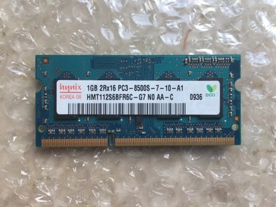 Pamięć RAM 1GB SO-DIMM DDR3 8500S do laptopa