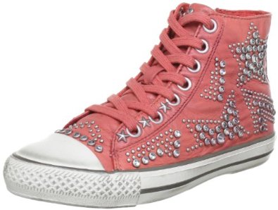 ASH VIBRATION STUDDED SNEAKERS HIGH TOPS CORAL 38 - 6056598029 - oficjalne  archiwum Allegro