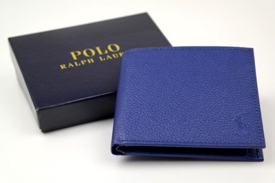 POLO RALPH LAUREN portfel męski skóra niebieski - 6577329983 - oficjalne  archiwum Allegro