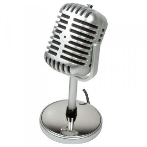 Nowy Mikrofon LOGILINK Retro Style jack 3,5mm