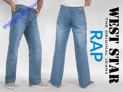 Markowe spodnie męskie jeans West Star RAP r 80 cm - 5546636482 - oficjalne  archiwum Allegro