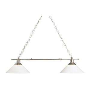 IKEA KROBY Lampa wisząca podwójna nikl szkło 24h - 5988688928 - oficjalne  archiwum Allegro