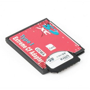adapter karty SD/SDHC/SDXC na kartę CF 128GB typ 1