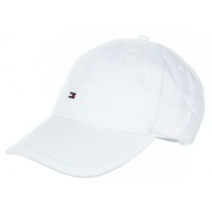 Tommy Hilfiger klasyczna czapka z daszkiem biała