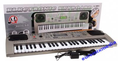 Keyboard - Syntezator MQ-807 USB Organy + Mikrofon