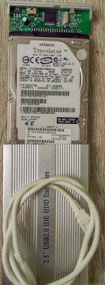 HDD HITACHI 40GB ATA + kieszeń USB