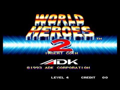 NEO GEO MVS WORLD HEROES 2 JAMMA ARCADE ADK