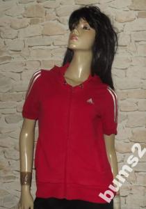 ADIDAS__DAMSKA BLUZA ROZPINANA KRÓTKI RĘKAW__roz.M