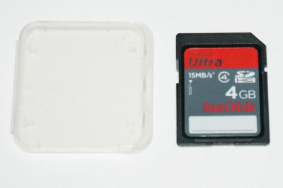 Karta SDHC San Disc ULTRA 4GB 15mb/s Class4