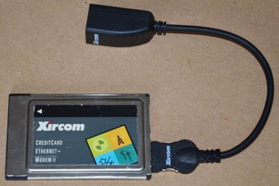 XIRCOM CreditCard Ethernet 10/100 + Modem 56