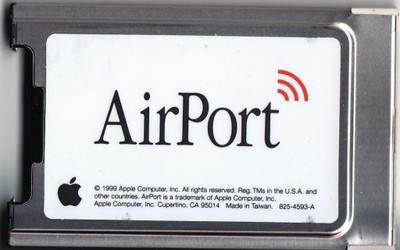 KARTA  APPLE AIRPORT - G3 G4 iMac iBook