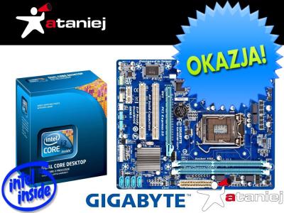 Gigabyte GA-H61M-S2PV + Intel Core i3-3220 BOX