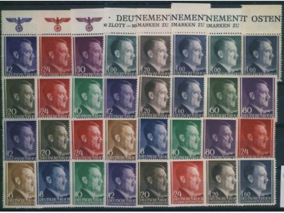 GG **  zestaw znaczków  przywieszki Hitler
