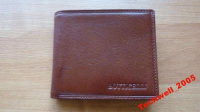 Ekskluzywny skórzany męski portfel BOTTICELLI brąz - 5962459648 - oficjalne  archiwum Allegro