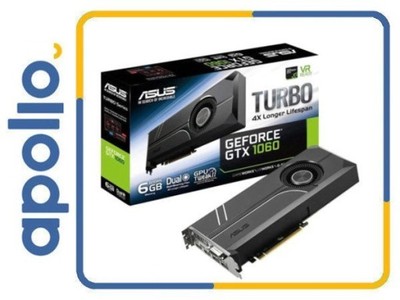 Karta ASUS GeForce GTX 1060 TURBO 6GB DDR5 192bit