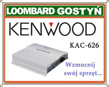 WZAMCNIACZ KENWOOD KAC-626 - 6235622691 - oficjalne archiwum Allegro