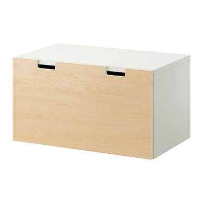 STUVA Ławka / schowek /szuflada IKEA biały, brzoza