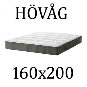 IKEA HOVAG Materac sprężyn śr tward 160x200 HIT48H - 5983417772 - oficjalne  archiwum Allegro