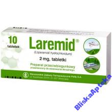 Laremid 2 mg 10 tabl na biegunkę