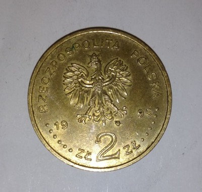 Moneta 2 zł z 1996 Roku Zygmunt II August