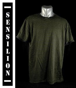 Koszulka w paski T-Shirt  RESERVED Czarna / R: XL