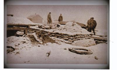 1273-8 Rosyjskie okopy w zimie 1914/1915