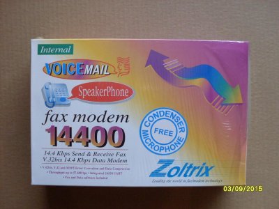 FAX MODEM  14400 ISA Zoltrix