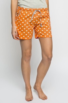 Spodenki od piżamy Atlantic NPP 060 Pomarańczowe S
