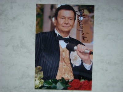 Oryginalny autograf  - Śp. Bogusław Kaczyński