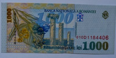 1000 LEI 1998- RUMUNIA - UNC