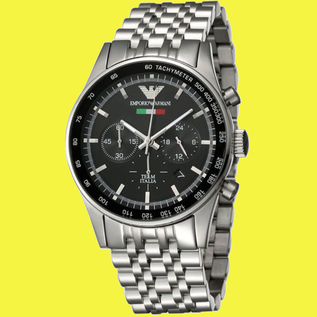Męski zegarek ARMANI AR5983, SREBRNY, BRANSOLETA - 7059163008 - oficjalne  archiwum Allegro