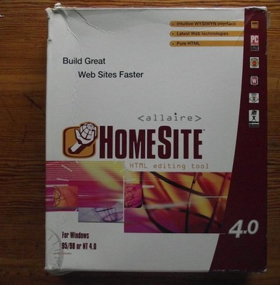 Kombajn do tworzenia stron w HTML HomeSite