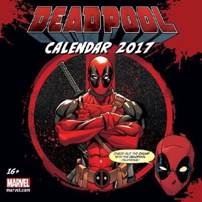 Marvel Deadpool - Kalendarz, Kalendarze 2017