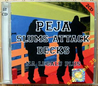 PEJA SLUMS ATTACK Na legalu Plus 2CD 2001 AUTOGRAF